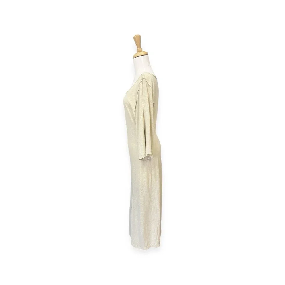Free People Beach Skylar Maxi Dress Size Xs Hemp Cream Opal - Picture 2 of 7